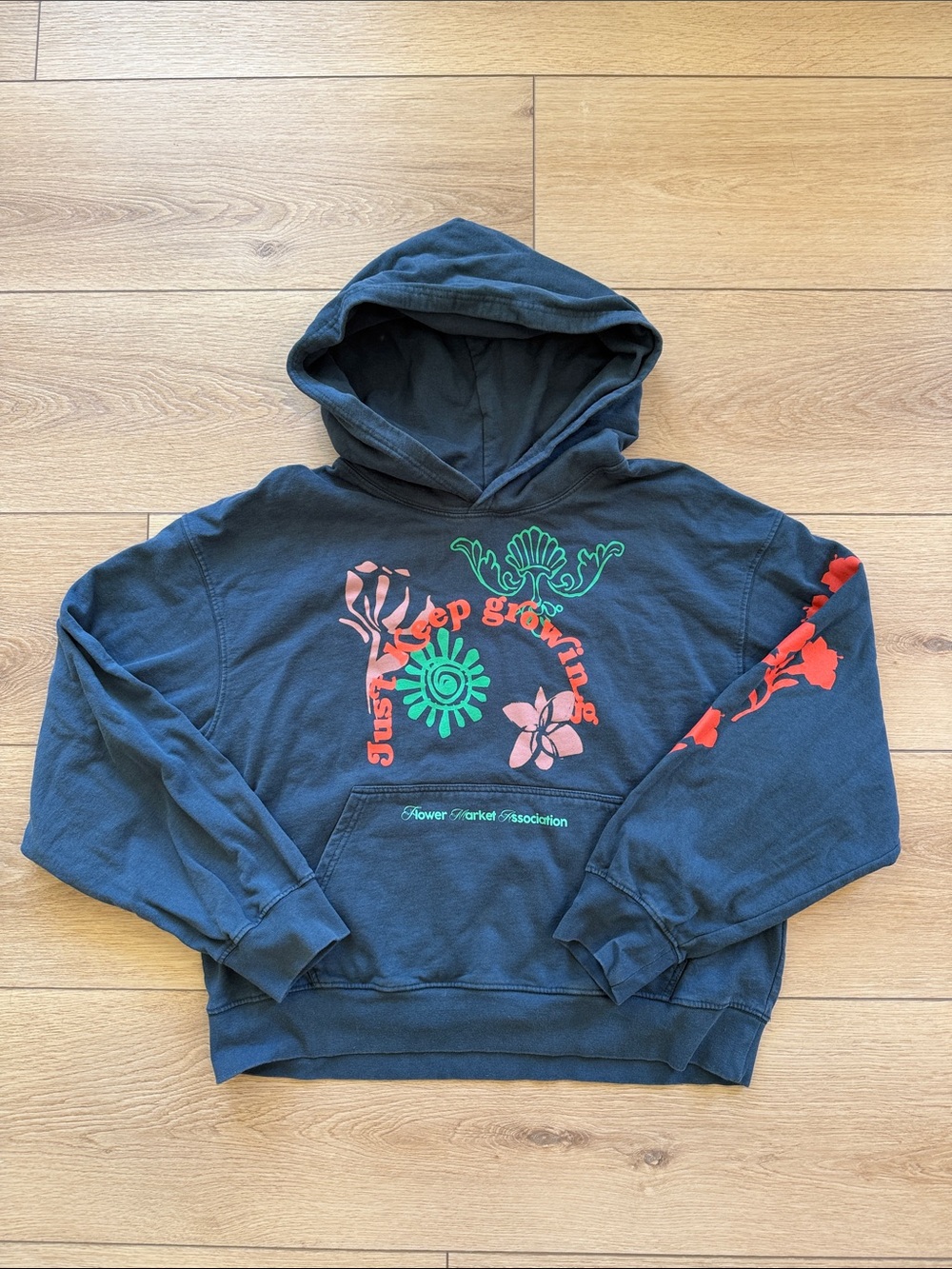 Urban Outfitters Graphic Hoodie Flower Market Association